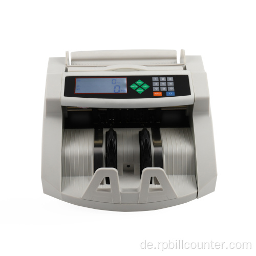 Manuelle Rechnungswertzählmaschine Erkennung gefälschter Zähler